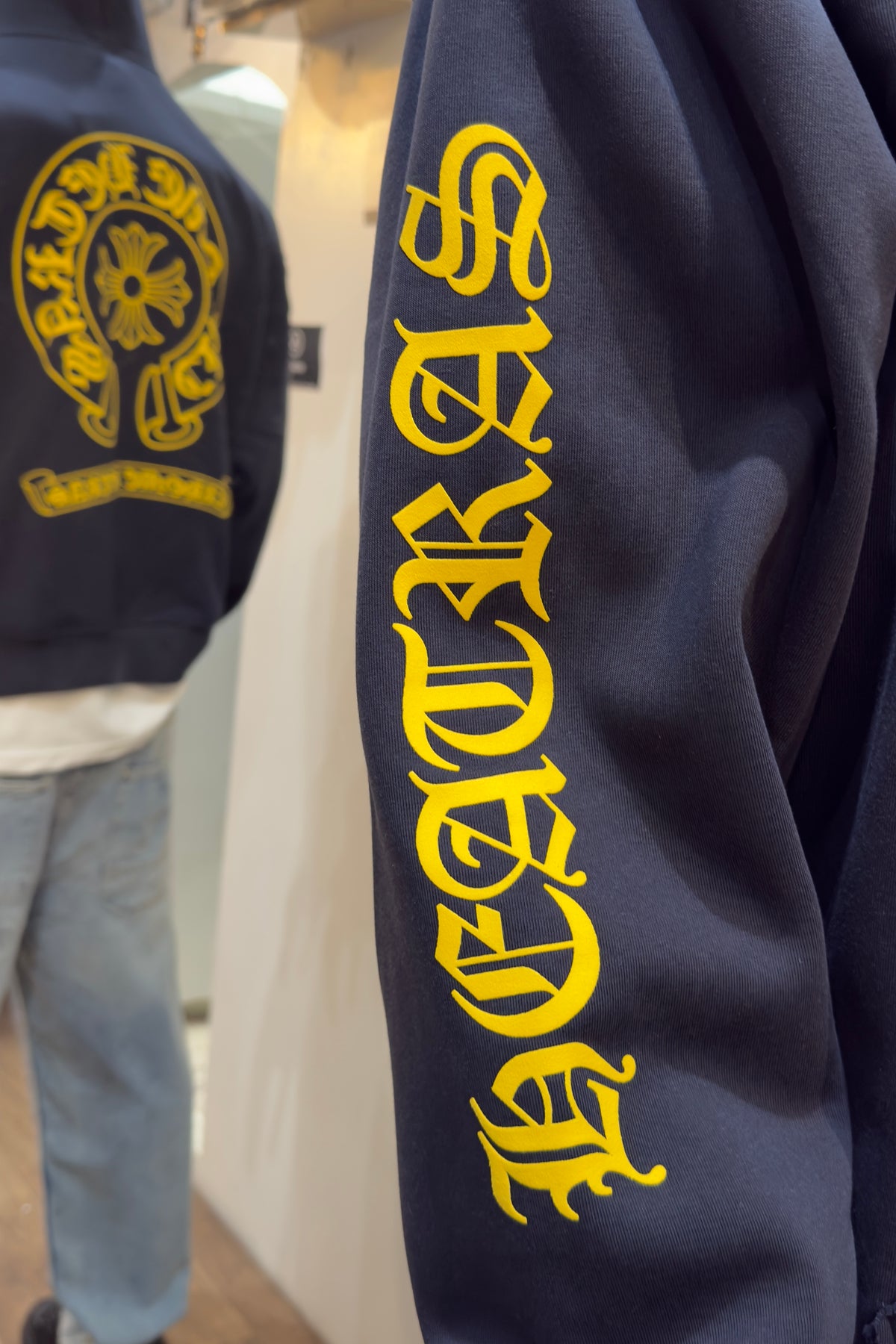 Chrome Hearts Yellow Graphic Hoodie