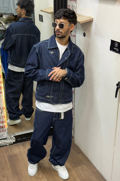 Clasp Raw Denim Set