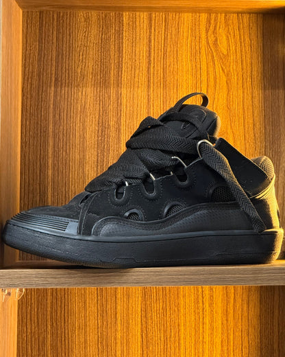 Lanvin Curb-Style All-Black Chunky Sneaker