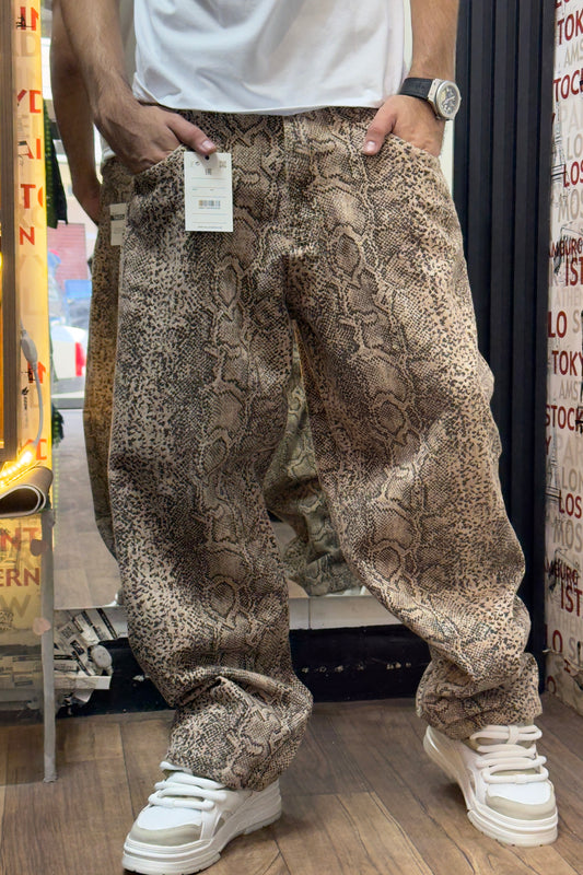 Baggy Jean IMPRIMÉ (Serpent)