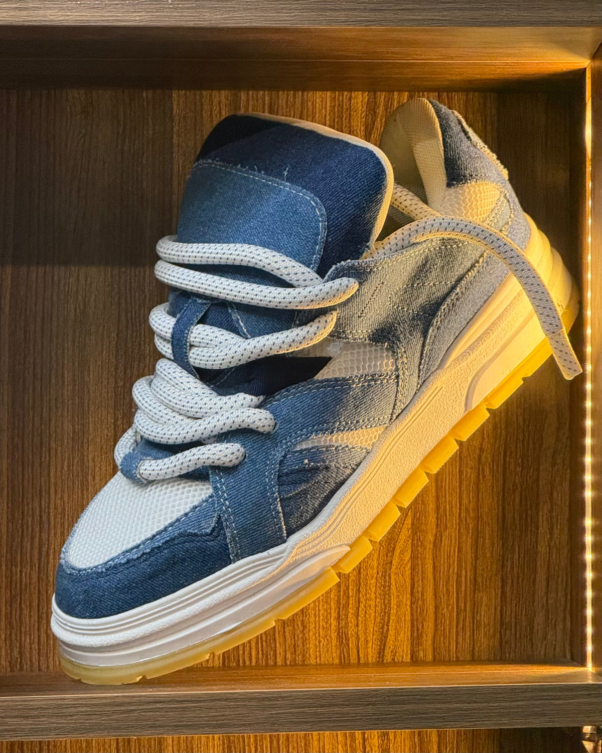 Denim Skate Sneaker