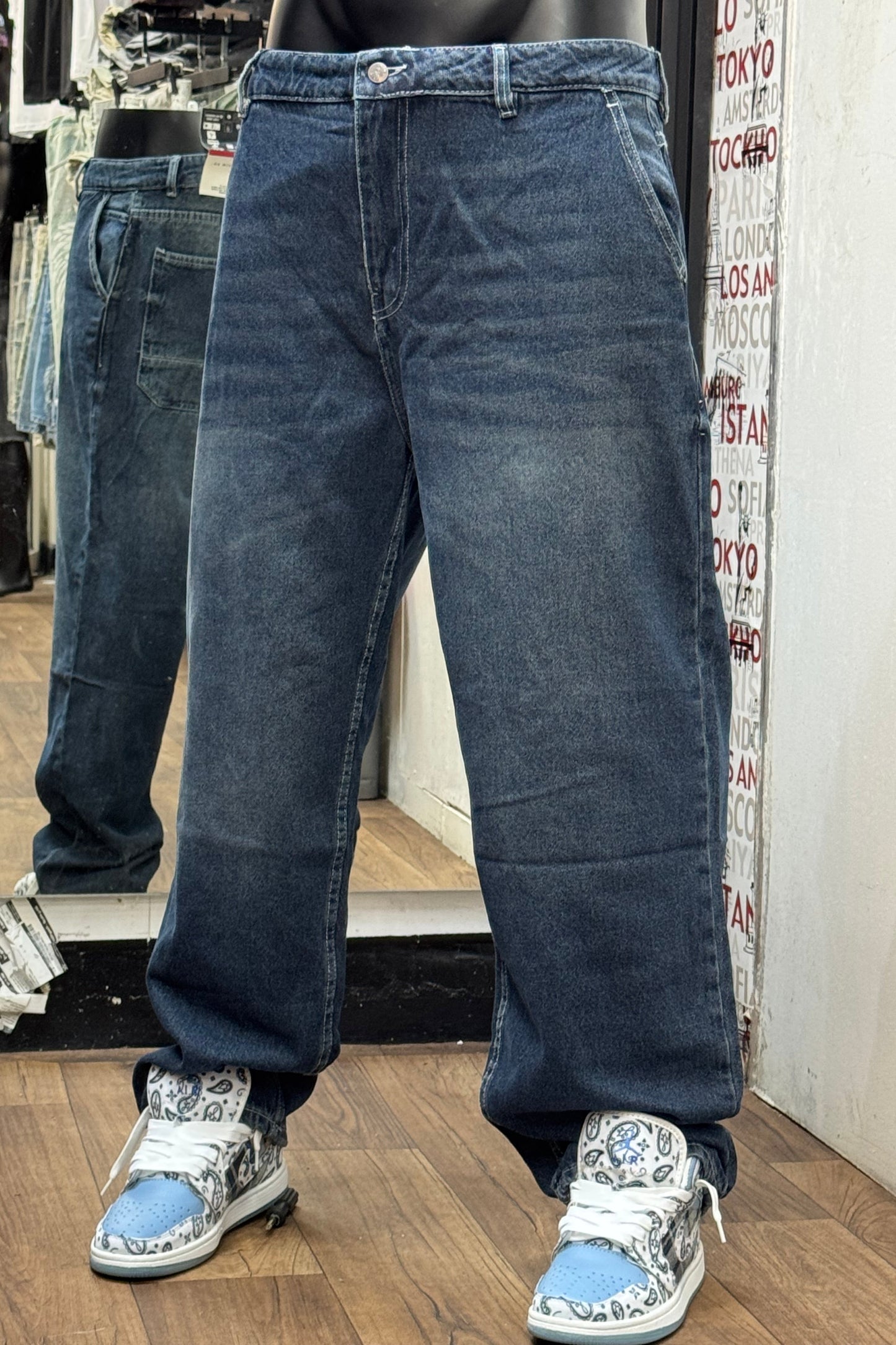 SKATER JEANS VN DIRTY FONCE