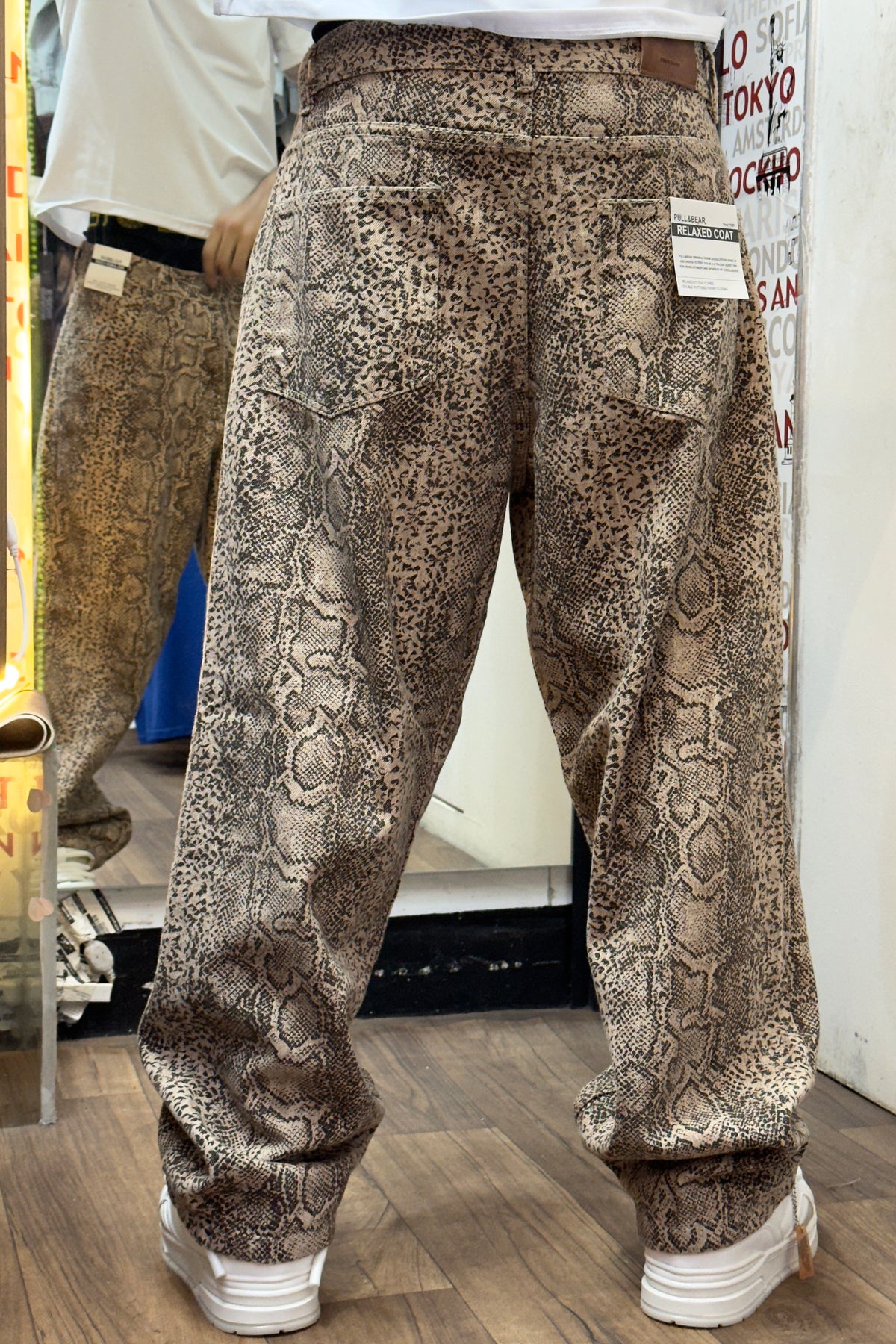 Baggy Jean IMPRIMÉ (Serpent)