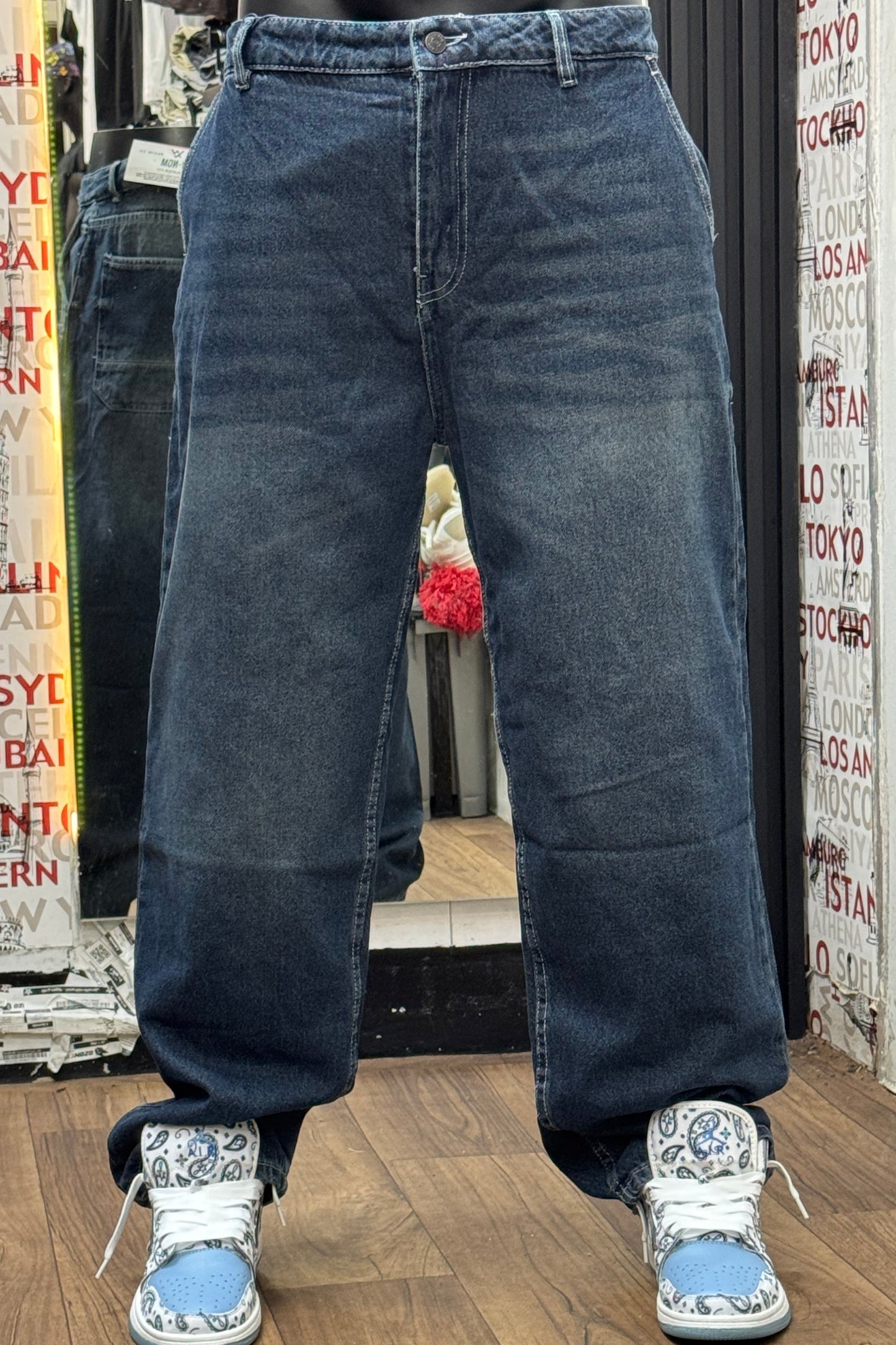 SKATER JEANS VN DIRTY FONCE