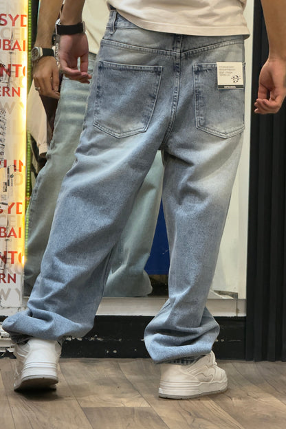 BANDANA Light Wash Loose Fit Jeans
