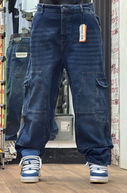 BAGGY JEAN CARGO BLUE