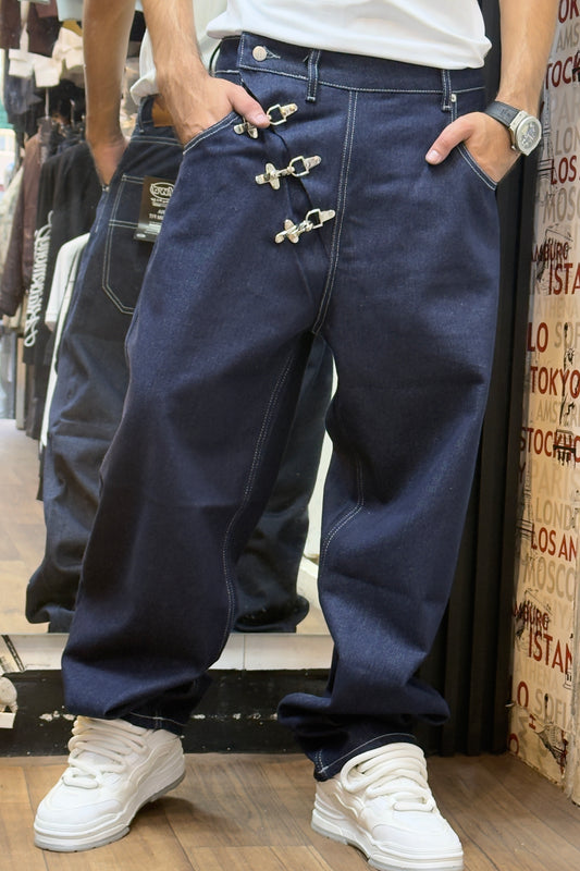 CLASP BAGGY BRIDGE JEAN