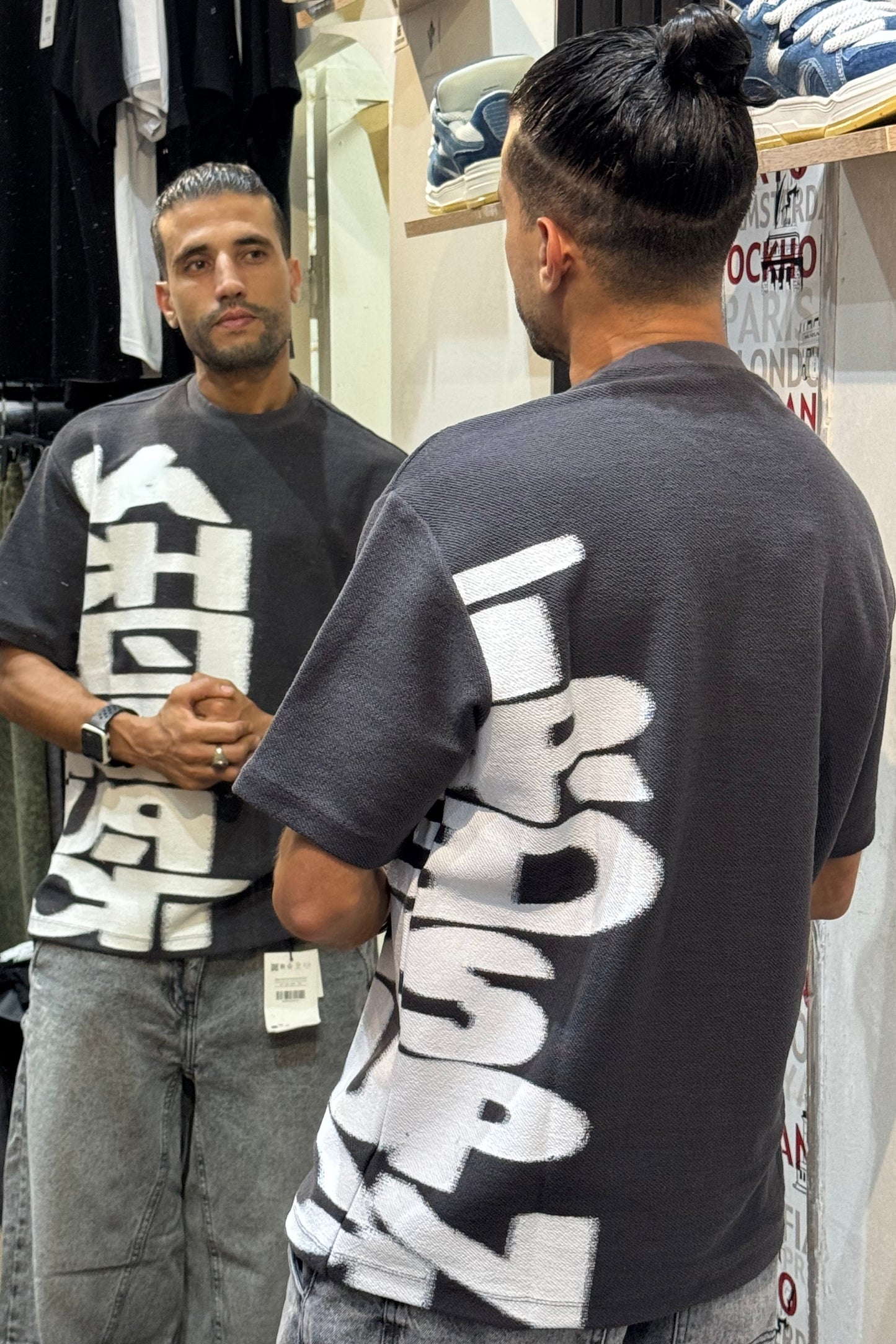 T-SHIRT OVERSIZE BERSHKA ORIGINALE