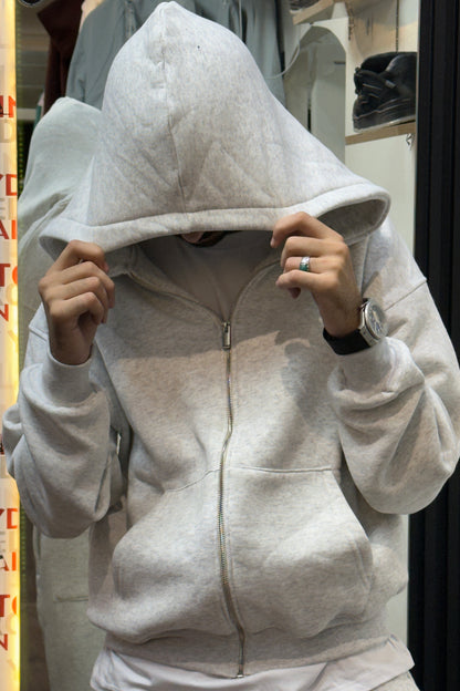 GREY Zip/Pullover Hoodie