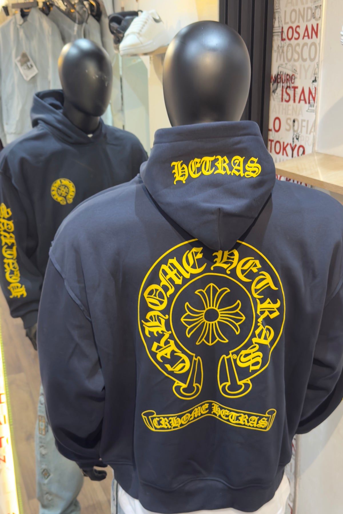 Chrome Hearts Yellow Graphic Hoodie