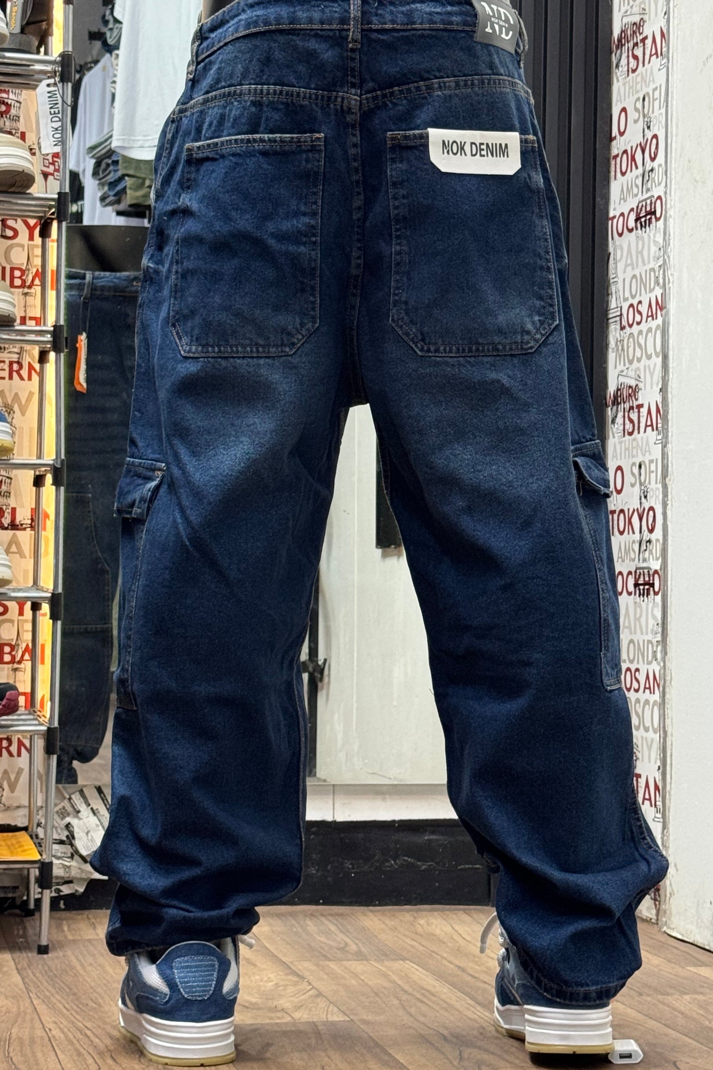 BAGGY JEAN CARGO BLUE
