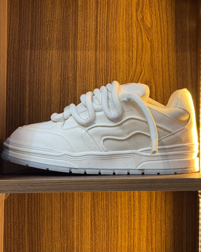 White Chunky Skate Sneaker