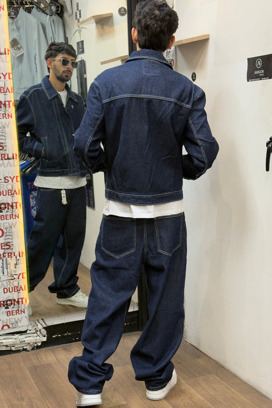 Clasp Raw Denim Set