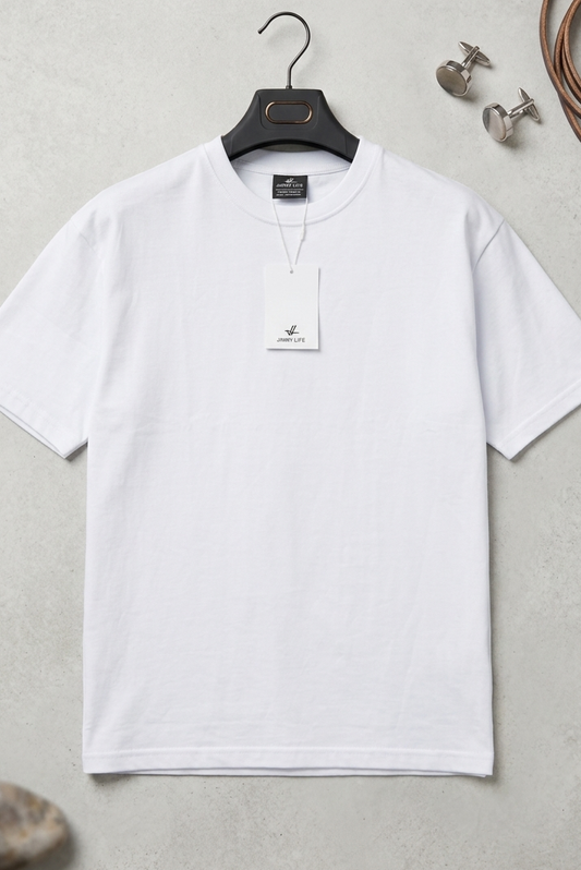 T-SHIRT BASIQUE BLANC JM