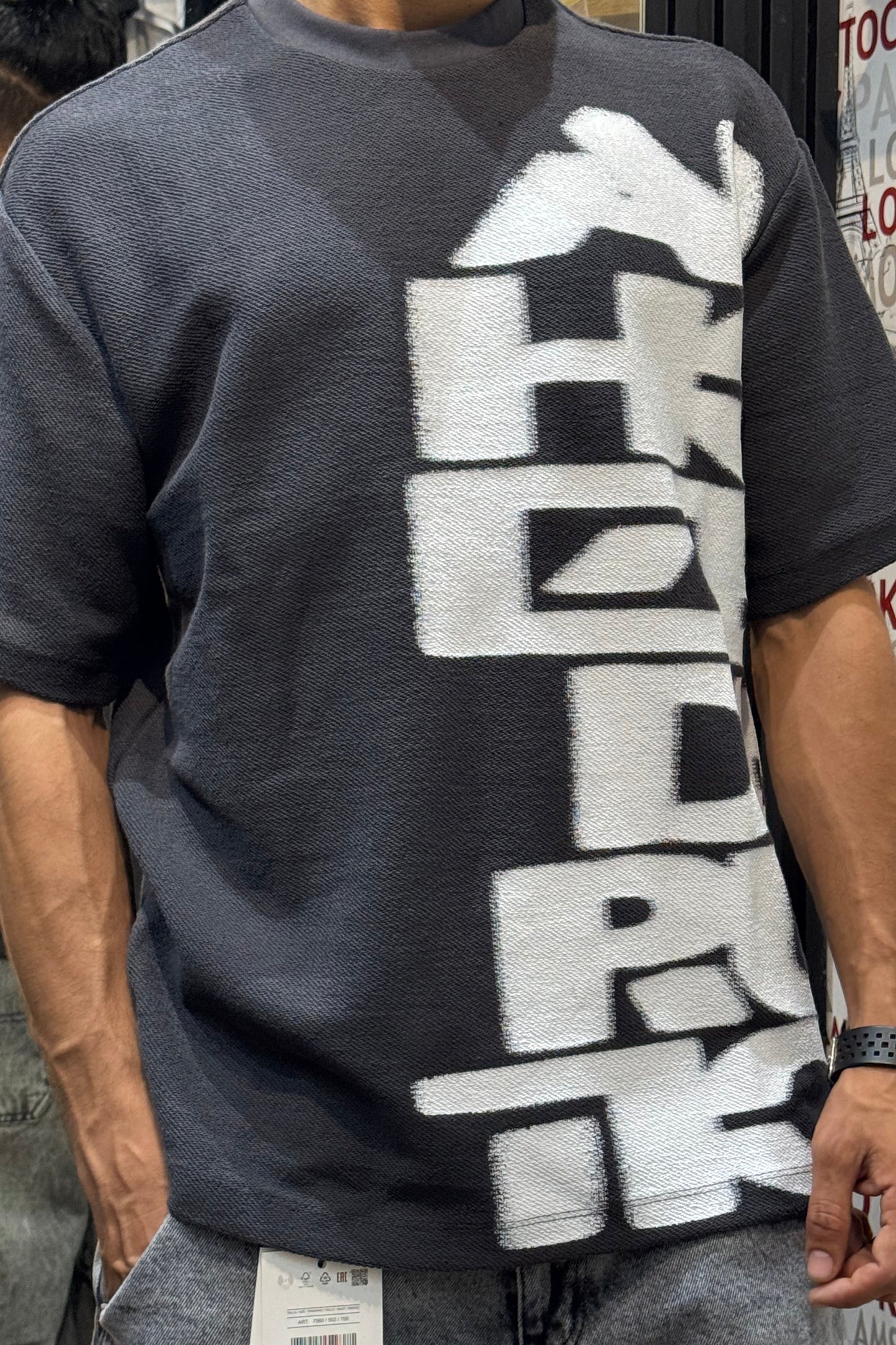 T-SHIRT OVERSIZE BERSHKA ORIGINALE