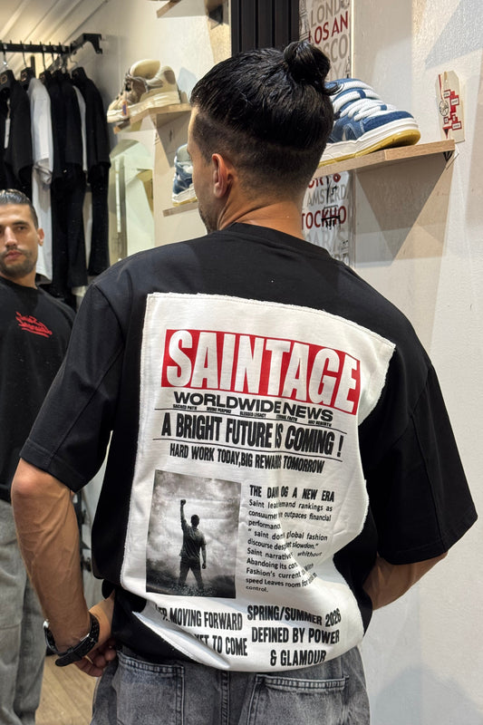 T-SHIRT JM SAINT LAURENT NOIRE