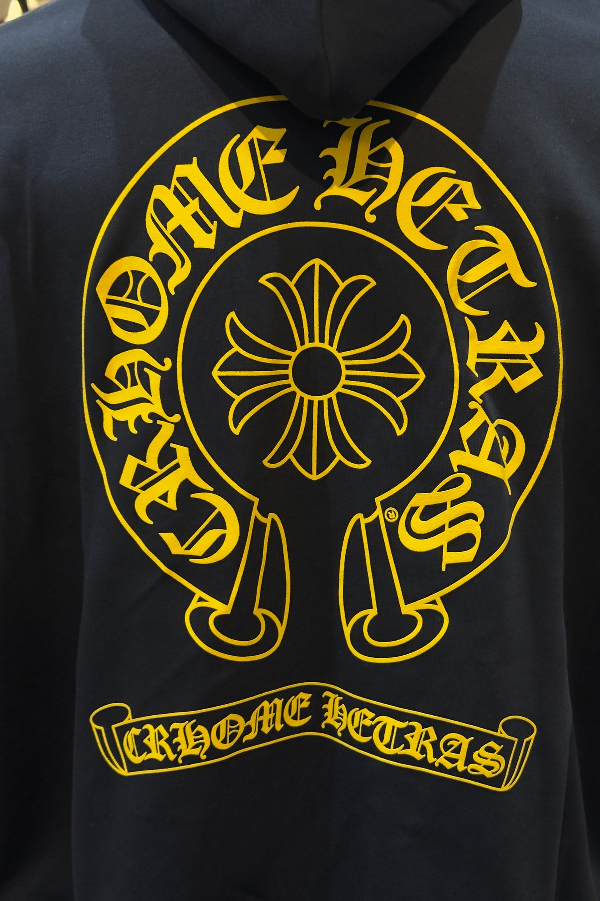 Chrome Hearts Yellow Graphic Hoodie