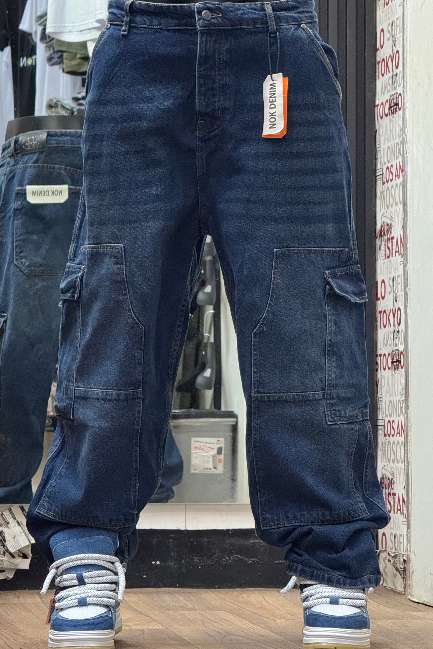 BAGGY JEAN CARGO BLUE