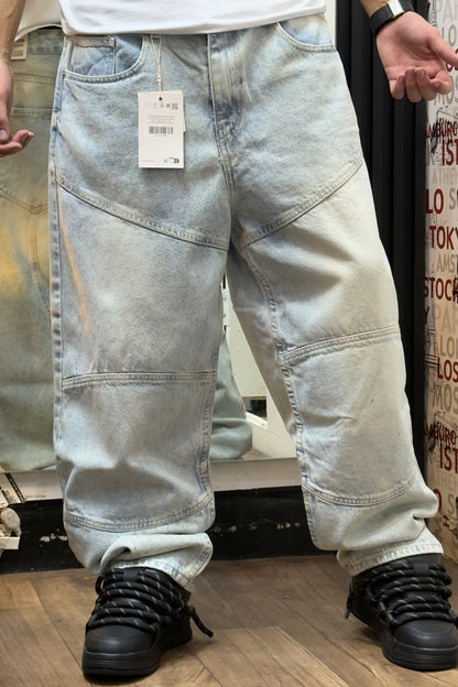 BAGGY JEAN PANEL DETAIL LIGHT BLUE